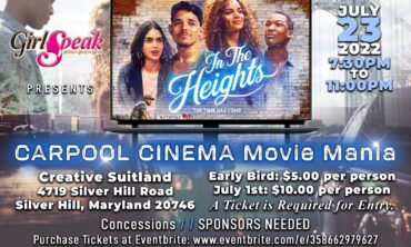 Girl Speak’s CARPOOL CINEMA Movie Mania